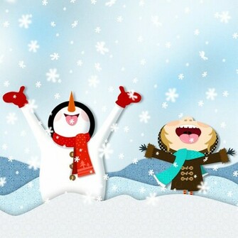 Christmas Snowmen Wallpaper For iPad