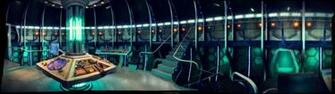 Tardis Interior Dual Screen Wallpaper By