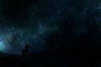 Dark Cartoons Stars Skyscapes Wallpaper
