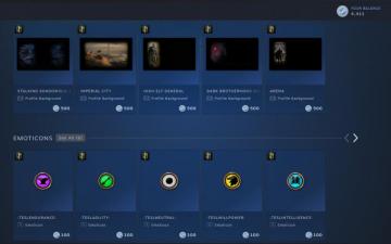 Tesl Steam Background And Emoticons In The Points Shop