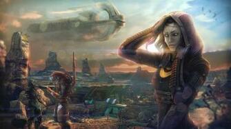 HD Wallpaper Mass Effect Geth Quarian Homeworld