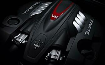 Logo Maserati Quattroporte Engine Wallpaper