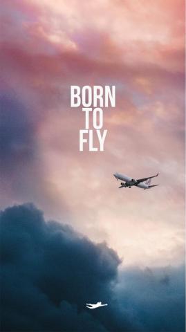 Born To Fly Goalkeeper Lifestyle Airplane Wallpaper