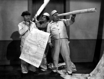 Three Stooges Wallpaper Gentlemint
