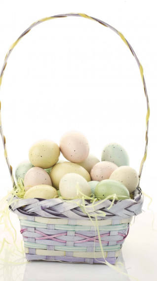 A Beautifully Crafted Easter Basket Perfect For Giving And Wallpaper