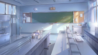 Anime School Scenery Wallpaper