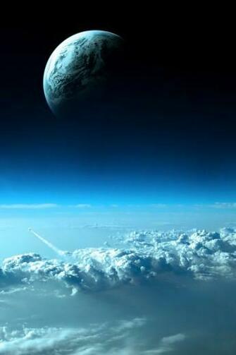 Beautiful Space Simply iPhone Wallpaper