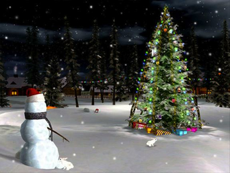 Animated Christmas Wallpaper And Screensavers For Your Desktop Car