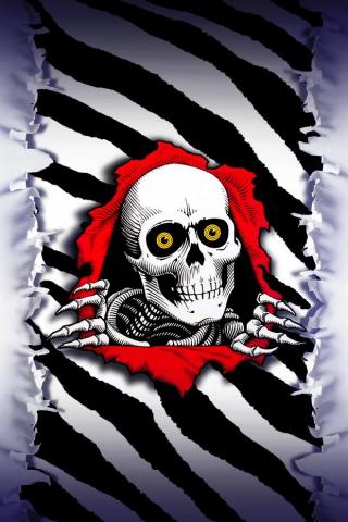Powell Peralta Rip Skateboard Art Bones Brigade