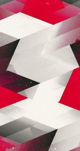 Red White Abstract Wallpaper For iPhone 5s Jpg