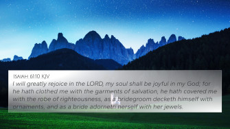 Isaiah Kjv 4k Wallpaper I Will Greatly Rejoice In The Lord