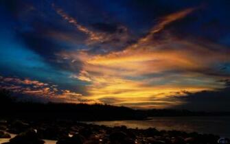 Wallpaper Night Sky X Widescreen Desktop