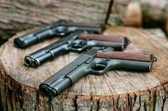 The M1911 Is A Single Action Semi Automatic Pistol HD Wallpaper
