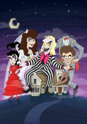 Beetlejuice Cartoon Poster By Sammytorres
