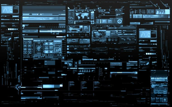 Blue Technology Wallpaper Rainmeter
