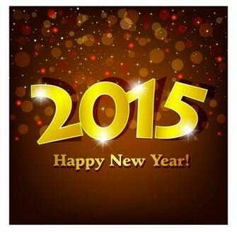 Happy New Year Background Vector