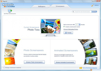 The Screensavers Tab Lets You Select Type Of Screensaver