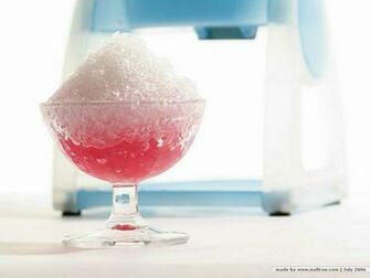 Strawberry Flavored Ice Close Up Wallcoo Net