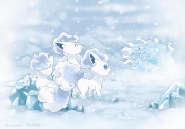 Alolan Vulpix Ninetails By Yajuu Pok Mon Sun And Moon
