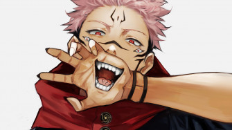 Sukuna Yuji Itadoria Jujutsu Kaisen HD 4k Wallpaper
