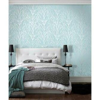 Love Wallpaper Shimmer Teal Silver
