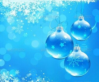 Blue Christmas Holiday Background