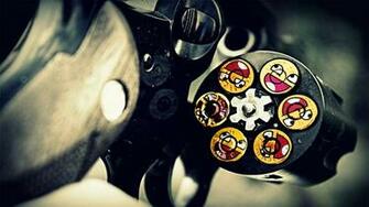 Awesome Face Bullets Wallpaper