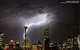 Thunder Storm Wallpaper Background Widescreen