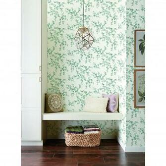 Shop Maricopa Creeping Fig Vine Sage Wallpaper Overstock