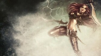 League Of Legends Katarina Wallpaper By Iamsointense