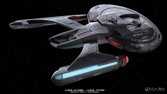Galaxy Class Starship Wallpaper