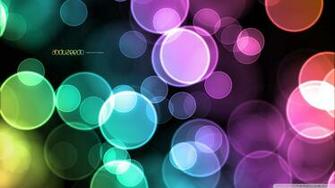 Circles Green Cyan Magenta Orange Wallpaper Wallpoper