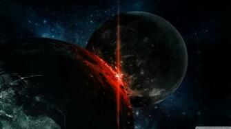 Planetary Collision 4k HD Desktop Wallpaper For Ultra Tv