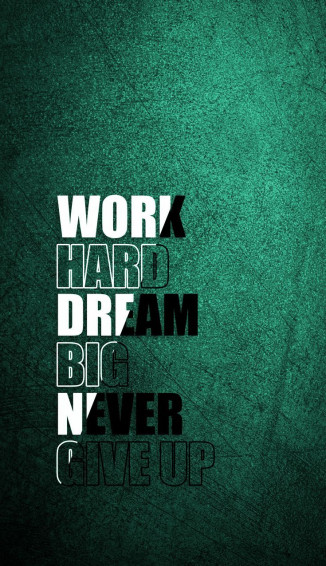 Work Hard Dream Big Motivational Wallpaper Quotes