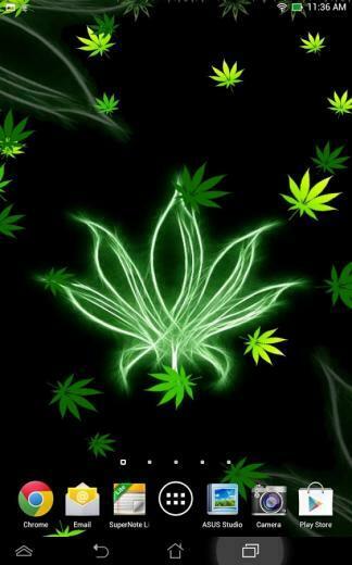 Weed Live Wallpaper Screenshot