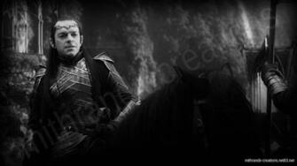 Lord Elrond Black And White By Mithrandir29