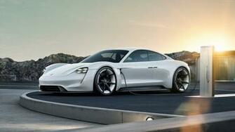 Porsche Taycan Electric Car Supercar Wallpaper