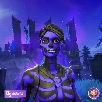 Purple Skull Trooper Wallpaper