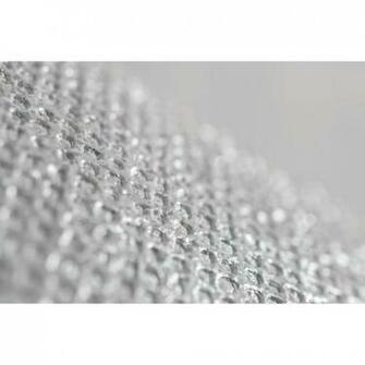 Chenille Silver Wallpaper White Boutique