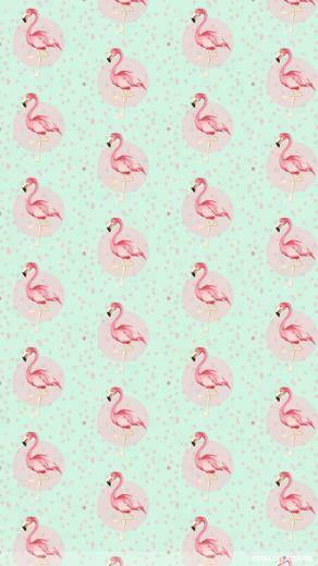 Flamingo Emoji iPhone Background Flamant Rose Wallpaper