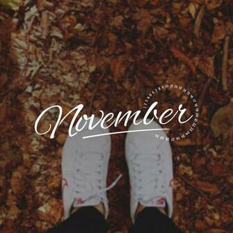 November Desktop Calendar Wallpaper Paper Leaf