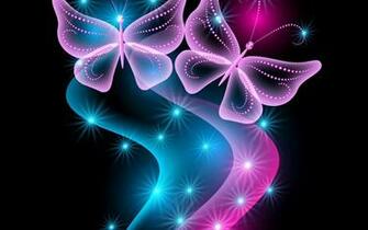 Bio Eco Design Butterflies At Night Wallpaper
