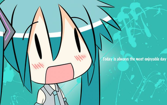 Chibi Miku Wallpaper Vocaloid Hatsune