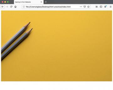 Add A Background Image To The Top Section Of Your Web