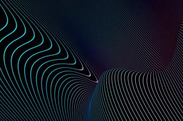 Lines Wrap 4k Neon Dark Curves Mocah HD Wallpaper