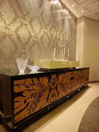 Gold Accent Wall