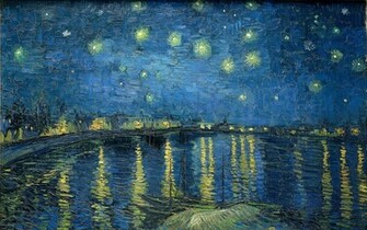 Starry Night Over The Rhone Wallpaper People HD Hi