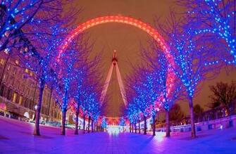 Christmas London Eye HD Wallpaper By Which