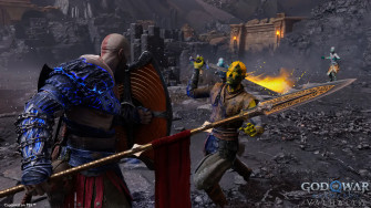 God Of War Ragnarok HD Wallpaper Epic Norse Battle Scene