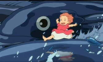 Ponyo Movie HD Wallpaper Animation